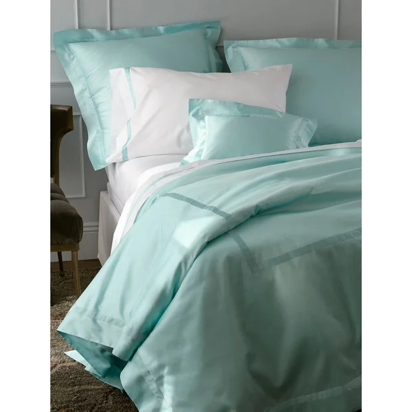 Matouk Nocturne - King Duvet Cover, Blue