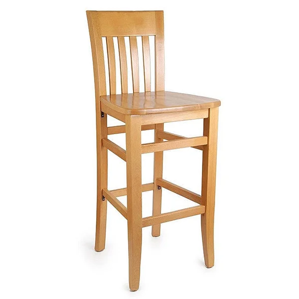 Jacob Beechwood Barstool - Jacob Barstool Natural