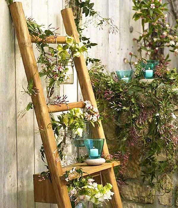 Haussmann Teak Teak Towel Ladder 18 x 64 in H Adj Shelf Teak Oil