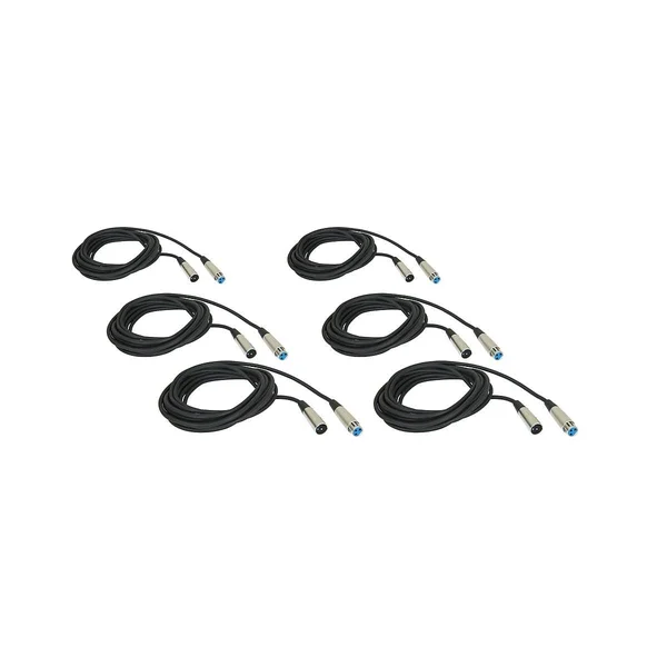 Musician&s Gear Lo-Z Microphone Cable 20& 6-Pack
