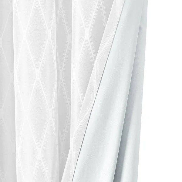 100% Blackout Curtain Jacquard Thermal Insulated Victoria Panels ( Set of 2) 54 x 120x22 Pair, Navy by Royal Tradition