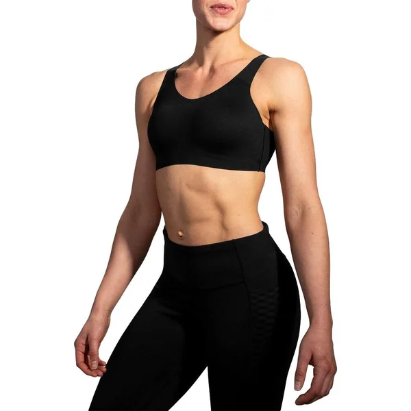 Brooks Dare Scoopback Run Bra Black