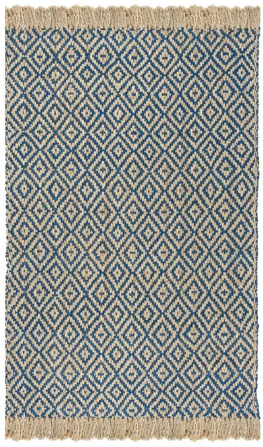Safavieh Natural Fiber NF266D Area Rug Tropical Blue - Natural 8& x 10& Rectangle