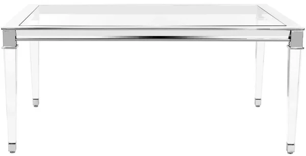 Safavieh Charleston Acrylic Coffee Table - Silver