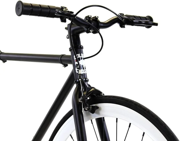 Golden Cycles Domino Fixie Single Speed City Bike Bicycle, GC-DMN 52 cm, Matte Black/White