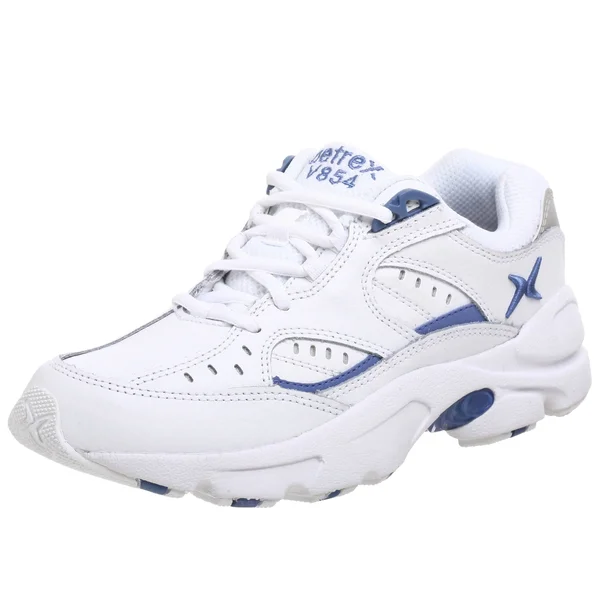 Apex Women's Walker Shoes White/Periwinkle 9 XWide