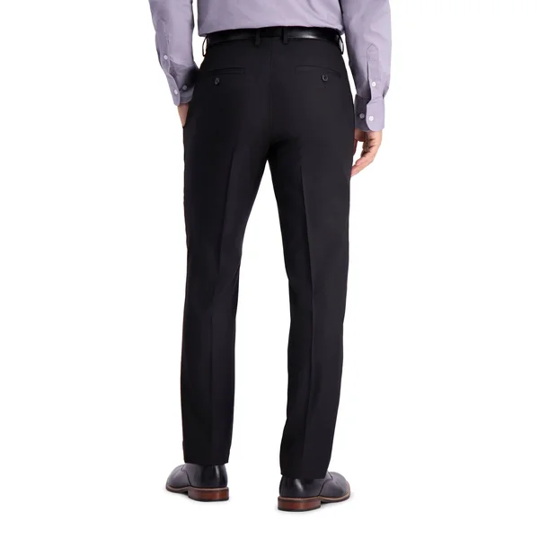 Kenneth Cole Reaction Men's Slim-Fit Stretch Premium Textured Weave Dress Pants - Charcoal
