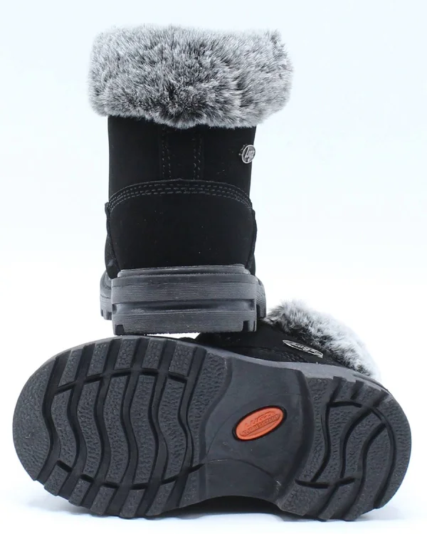 Lugz Empire Hi Fur T - Girls 6 Toddler Black Boot Medium