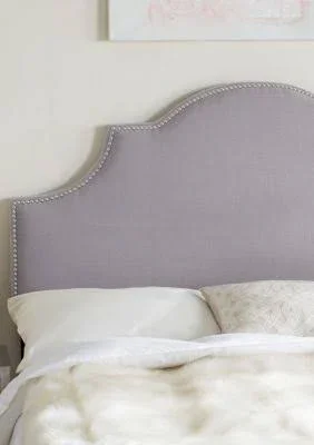 Safavieh Hallmar Arctic Grey Arched Headboard-Full