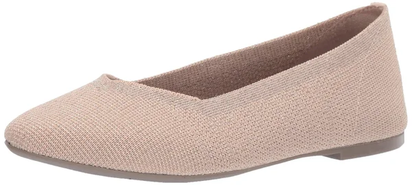 Women's Skechers Cleo Skokie Ballet Flat, Size: 8.5, Natural