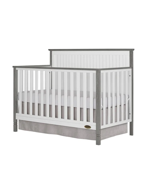 Dream on Me Alexa II 5 in 1 Convertible Crib - Silver