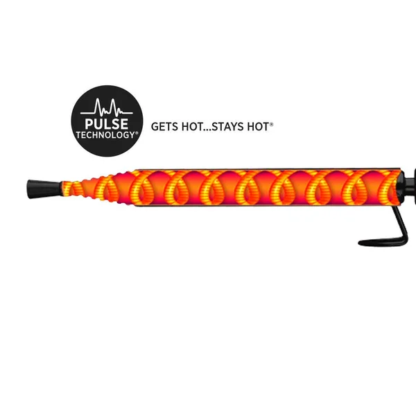 Hot Tools Professional Black Gold Spiral Curling Iron + Wand - 3/4 inch