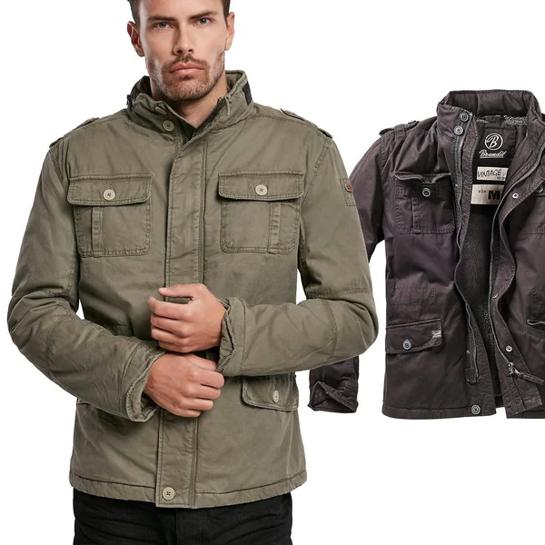 Brandit Britannia Winter Jacket Black Size M