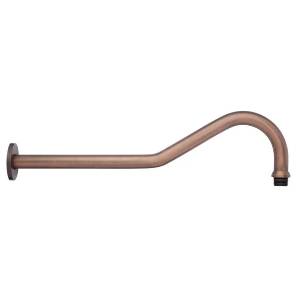 12x22 Victorian Shower Arm - Oil Rubbed Bronze, Brass, Signature Hardware 420067