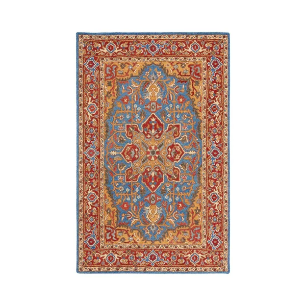 Safavieh Antiquity Rug Collection AT521Q - Red - Blue - 4& x 6&