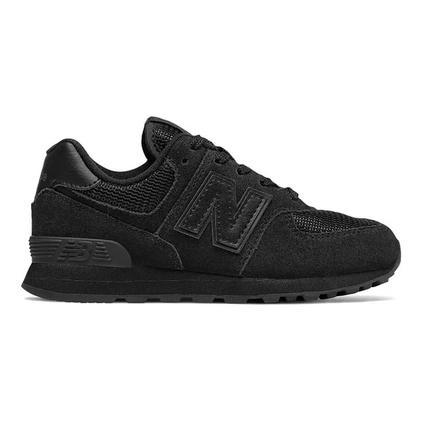 New Balance Boys 574 Classic - Shoes Black/Black Size 10.5