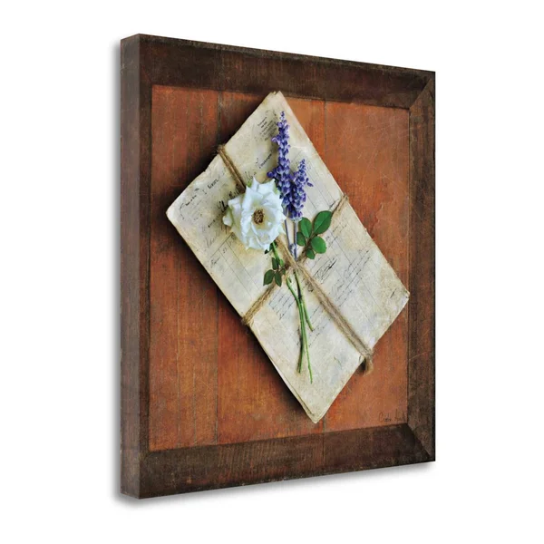 26x22 x 26x22 Letters to Home I by Cristin Atria Fine Art Giclee Print