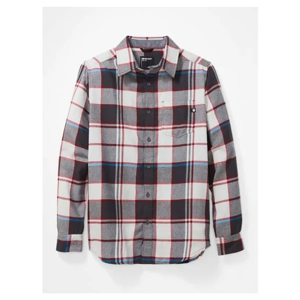 Marmot Fairfax Midweight Flannel Long-Sleeve Shirt - Men's Dark Charcoal, XL