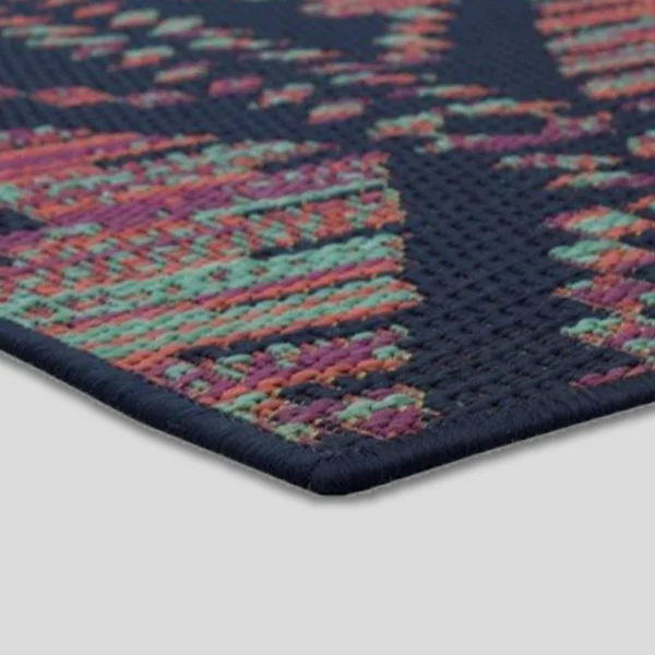 5& x 7& Color Mix Stripe Outdoor Rug - Opalhouse
