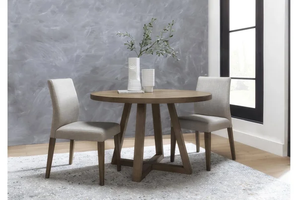 Side Chair - Lakeland Upholstered Dining Side Chair Casual - Natural - Wood - 18x22W x 23x22D x 36x22H at Living Spaces