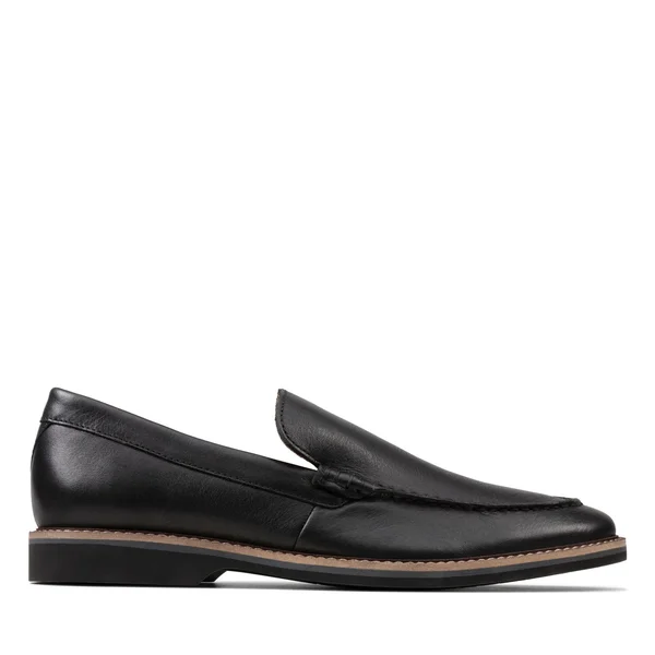 Clarks Men's Atticus Edge Loafer, Size: 12, Black Leather