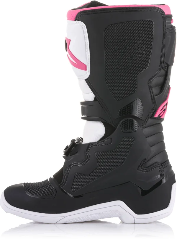 Alpinestars Stella Tech 3 Womens Boots (8 - Black/White/Pink)
