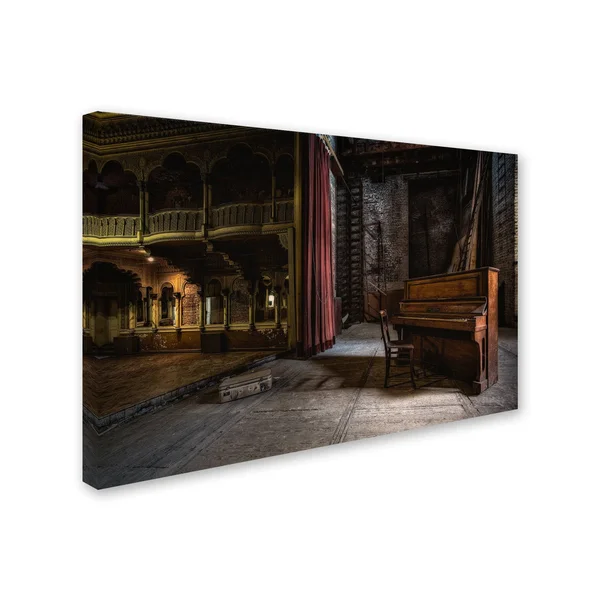 Trademark Fine Art 'Show Interrupted' Canvas Art by Adrian Popan, Size: 16x24