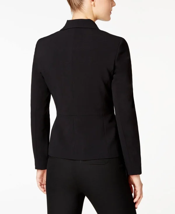 Nine West Women's Two Button Bi Stretch Notch Suit Jacket