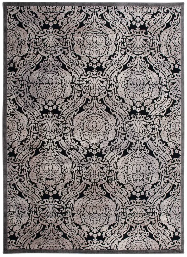 Nourison Graphic Illusions Area Rug, Ivory, 5&3x22 x Round