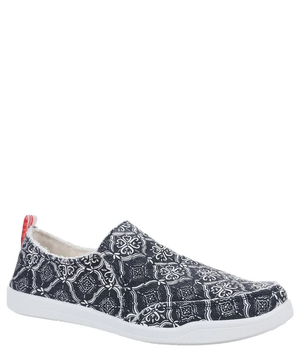 Vionic Malibu Mosaic Canvas Washable Slip-On Sneakers - 10m