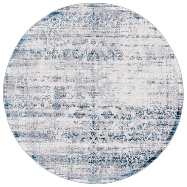 Safavieh Amelia Rug Collection ALA217F - Grey, Blue - 9' x 12'