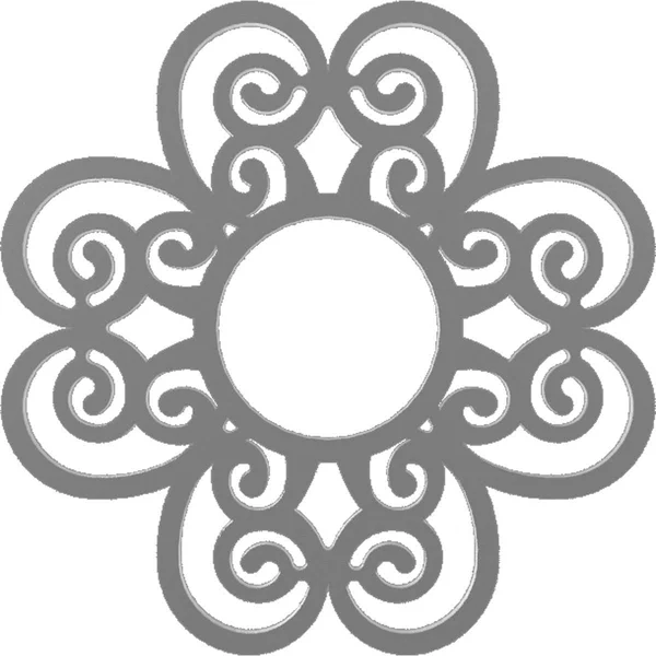 Ekena Millwork CMPP32COSNI 32x22OD x 11x22ID x 1x22P Cohen Architectural Grade PVC Pierced Ceiling Medallion, Nickel