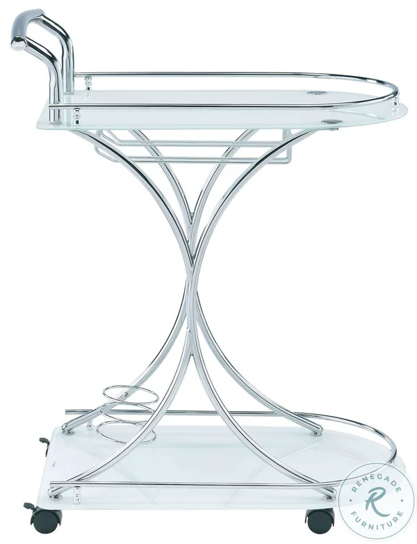 Picket House Furnishings Sedona Bar Cart in White