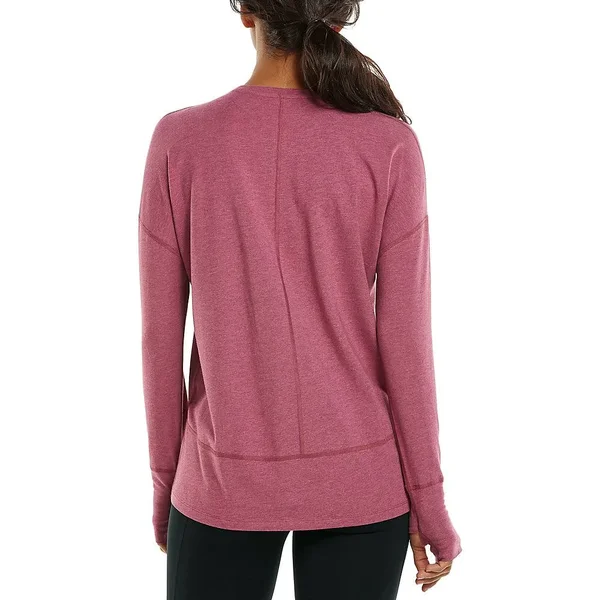 Coolibar Women's Lumaleo Relaxed T-Shirt - Shirts for Women, Purple, XX-Large