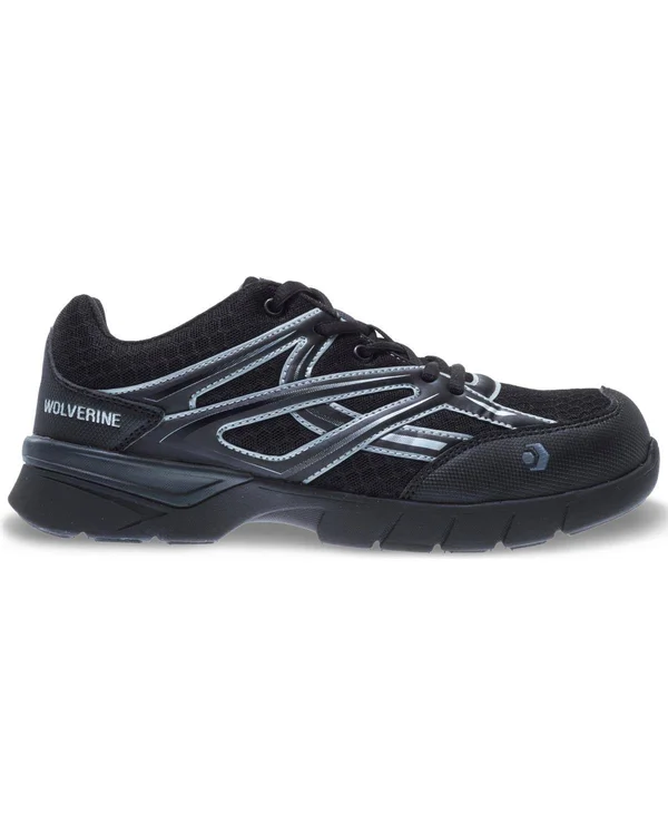 Wolverine Women's Jetstream Carbonmax Toe Sneaker, Size: 6, Black