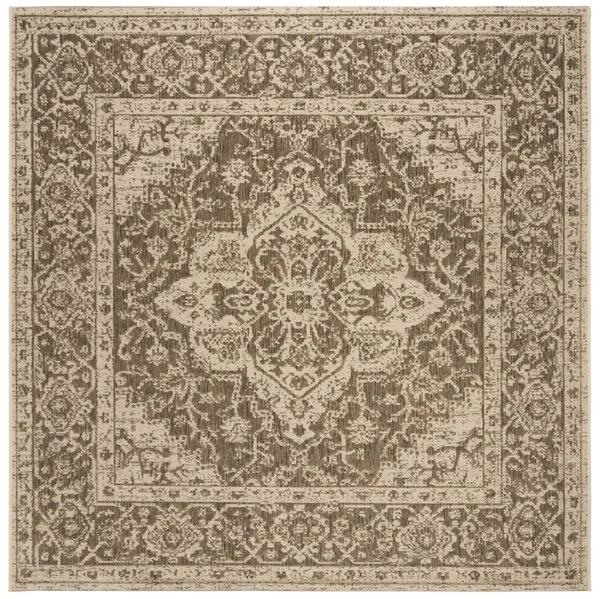 Safavieh Linden LND137D 6&7x22 x 6&7x22 Square Beige, Cream Area Rug