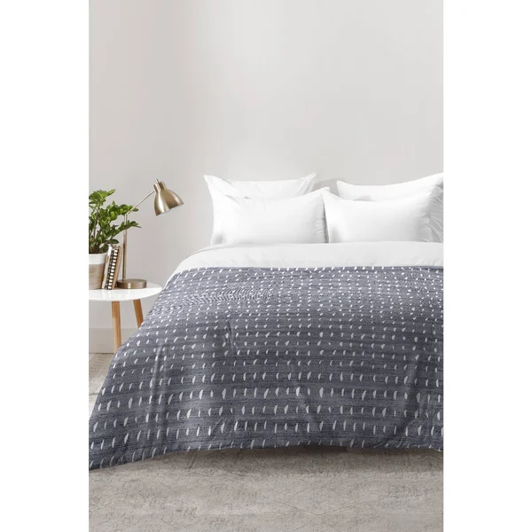 Deny Designs Holli Zollinger Bogo Denim Rain Light Comforter - Queen