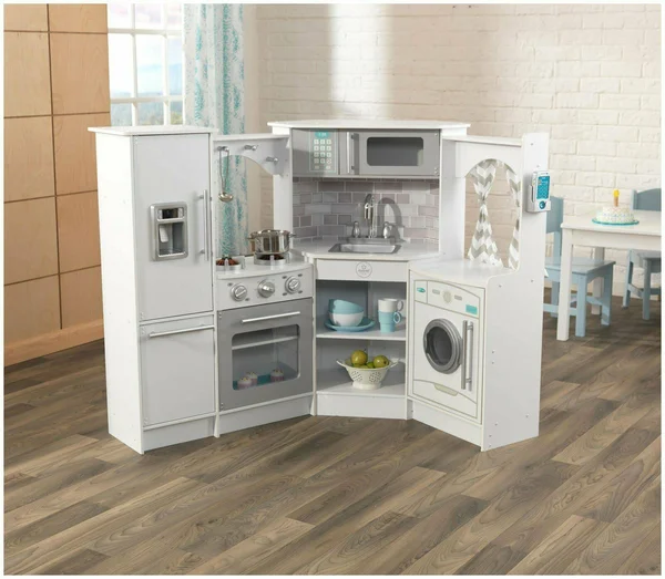 Kidkraft Ultimate Corner Play Kitchen Set White