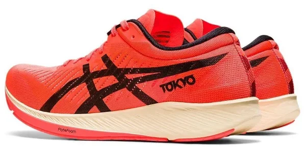 Asics Women's Metaracer Tokyo - Sunrise Red - Black - 9 - B