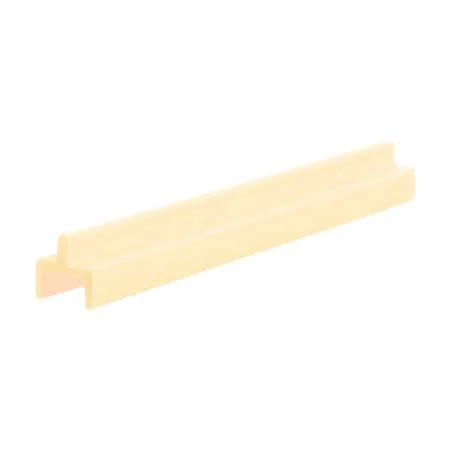 CRL D601BGA Brite Gold Anodized Aluminum Single Bottom Rail - 144x22 Stock Length