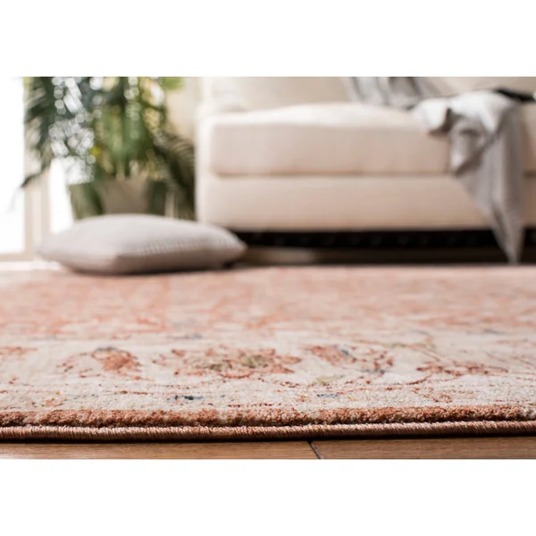 Safavieh Heirloom Hrl701B 9&0x22 x 12&0x22 Beige - Light Rust Area Rug
