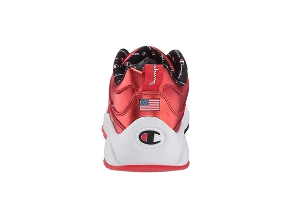 Champion 93Eighteen Mens Metallic Casual Fashion Sneakers - Red