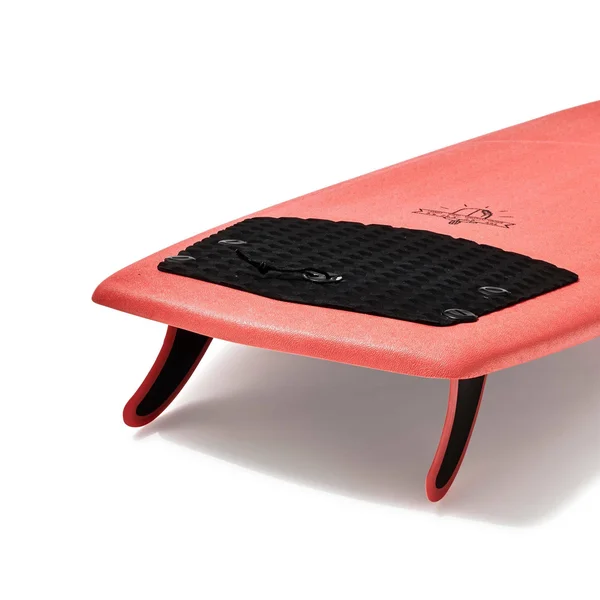 Olaian 900, 5&4 Foam Surfboard with 2 Fins in Orange