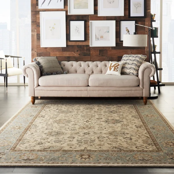 Nourison Living Treasures LI16 2&6x22 x 4&3x22 Grey - Ivory Area Rug