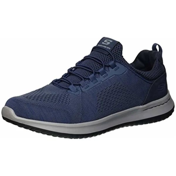Skechers Men's Delson Brewton Sneaker, Blue