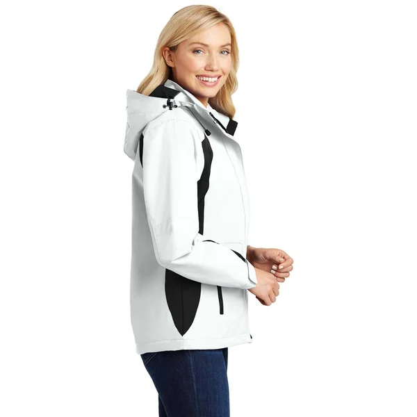 Port Authority L304 Ladies All-Season II Jacket - White/Black - M
