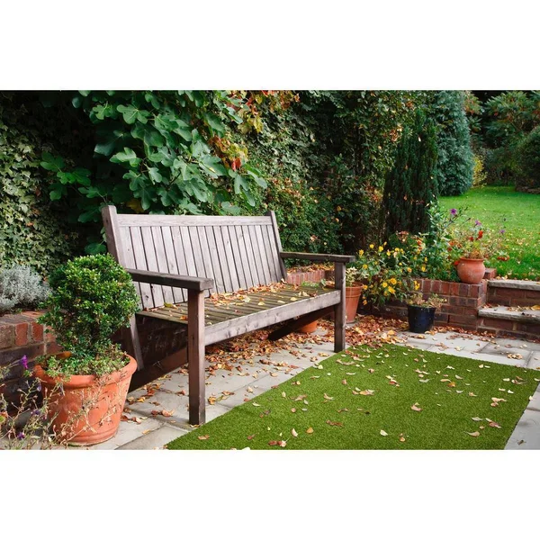 Garland Rug Artificial Grass Turf Area Rug - Green, 4x6 ft