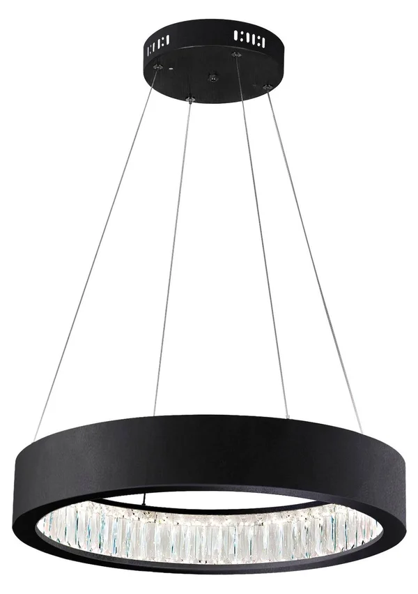 CWI Lighting 1040p20-101 Rosalina LED Chandelier with Matte Black Finish