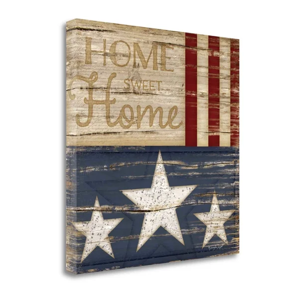 20x22 x 20x22 Home Sweet Home by Jennifer Pugh Fine Art Giclee Print
