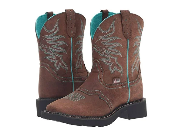 Justin Womens Chocolate Puma Gypsy Boots L9624